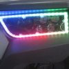 Polaris RZR General RGB Full Color Function LED Ring HeadLights Rainbow