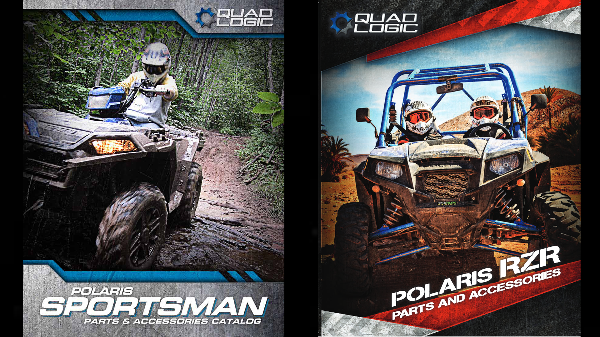 Free Polaris Sportsman and Polaris RZR parts and accessories booklet. ATV aftermarket and stock parts and accessories. 