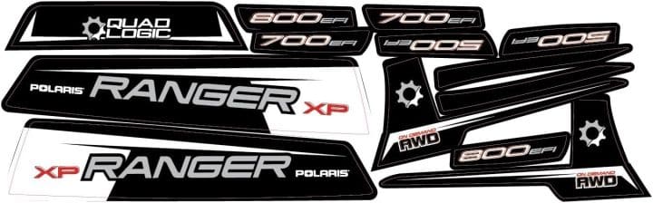 Polaris Ranger 500 700 800 (2009-14) Body Stickers Decals Graphics Kit